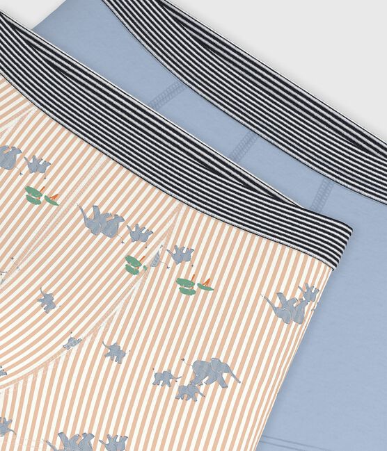 Setje met katoenen boxershorts met olifantenprint voor kinderen variante 1