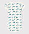 Katoenen rompertje met korte mouwen en print voor baby's groen MARSHMALLOW/ DRAGONFLY