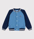 Veste teddy enfant en coton uni