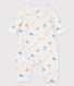 Lange tuinbroek met print van bio tubic voor baby's