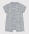 Korte playsuit uit katoenen gaas voor baby's AVALANCHE/ INCOGNITO
