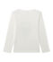 Jongens-T-shirt met lange mouwen en opdruk beige COQUILLE
