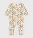 Pyjama imprimé  fleurs en coton bébé