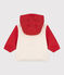 Windjack met colorblock en voering met tinneroy-streepje voor baby's rood AURORA/ MULTICO