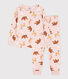 Pyjama animaux en molleton enfant