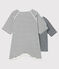 Set met gestreepte kimono romper en gestreepte top voor baby's van biologisch katoen variante 1