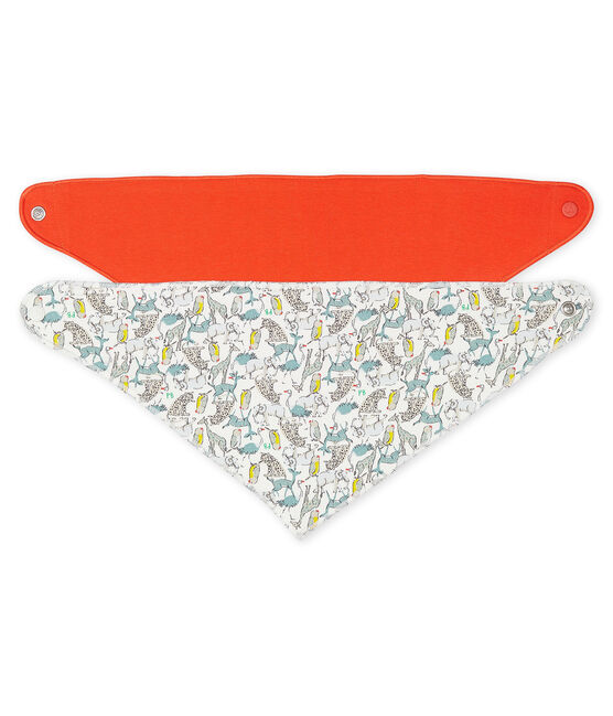 Lot de 2 bandanas-bavoirs bébé garçon variante 1