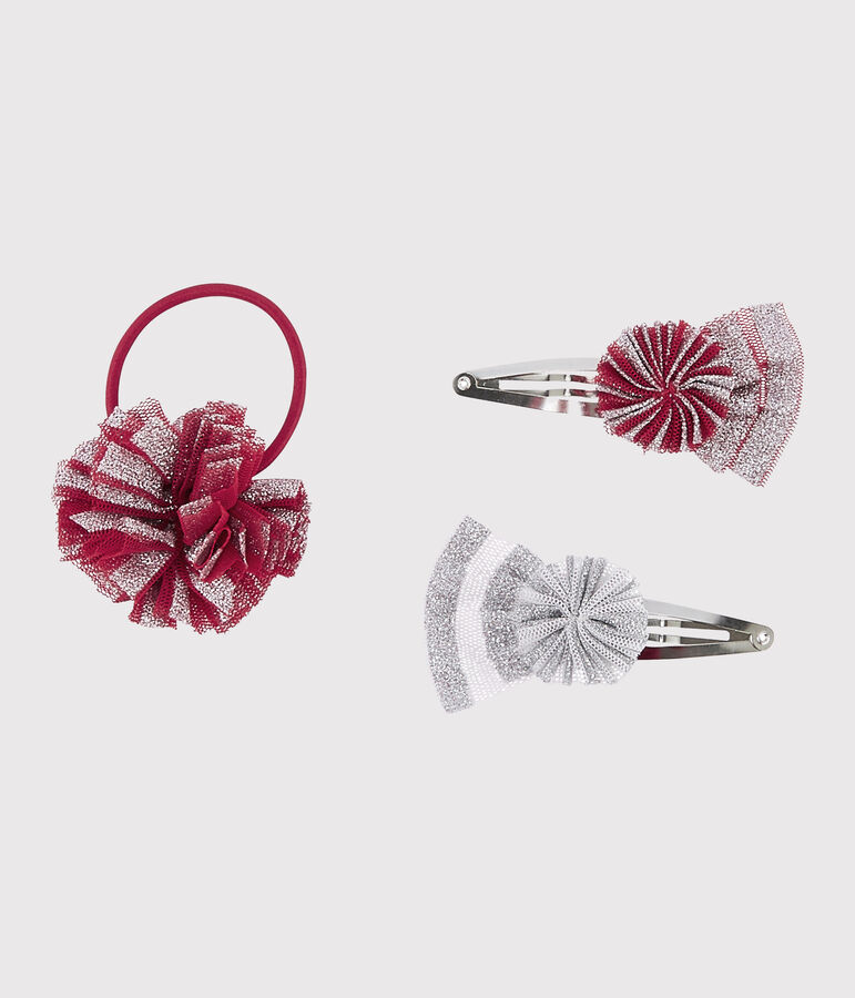 Set de barettes et chouchou enfant variante 1