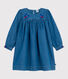 Kinderjurk met lange mouwen in denim