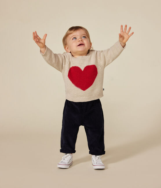 Gebreide babytrui met wol AVALANCHE/ CORRIDA