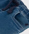 Broek in denim voor jongens, regular fit blauw BLEU DELAVE