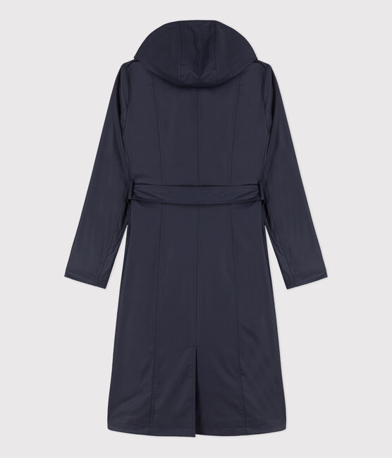 Trench à capuche Femme bleu SMOKING