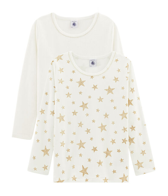 Set T-shirts lange mouwen meisjes variante 1