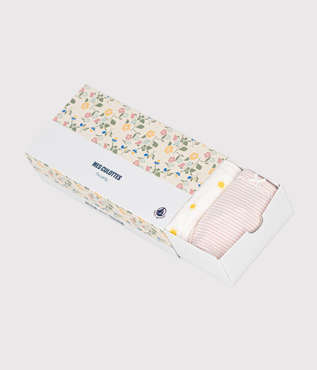 Lot de 5 culottes en coton enfant multicouleur