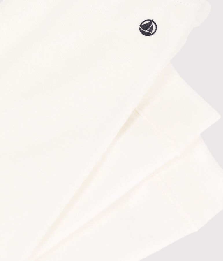 Katoenen legging voor baby's wit