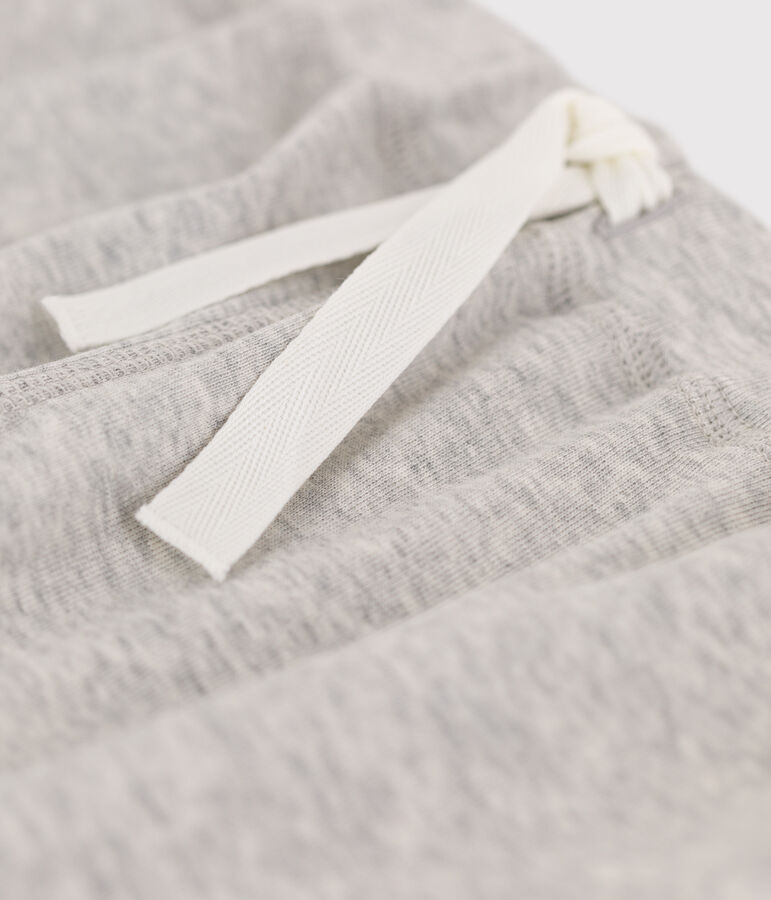 Bermuda en coton enfant gar&ccedil;on gris