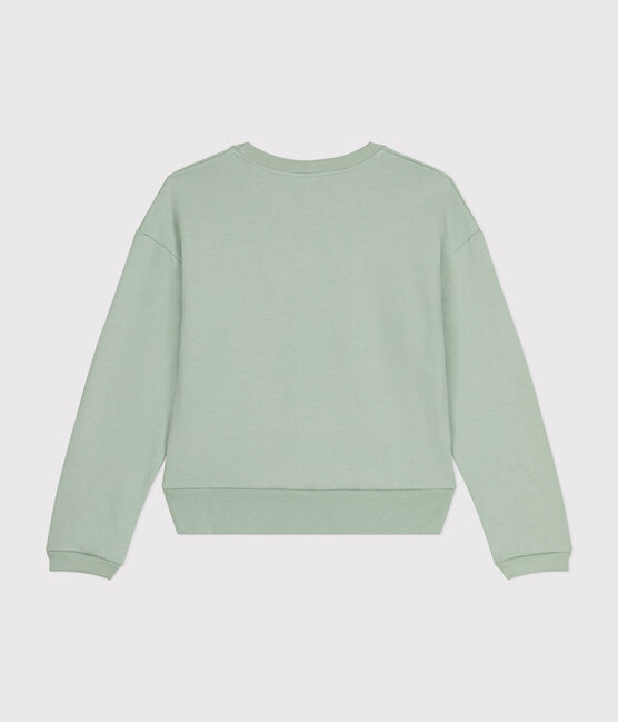 Sweatshirt van fleece voor dames groen HERBIER