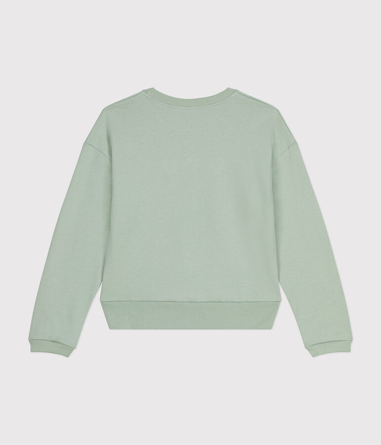 Sweatshirt en molleton femme vert