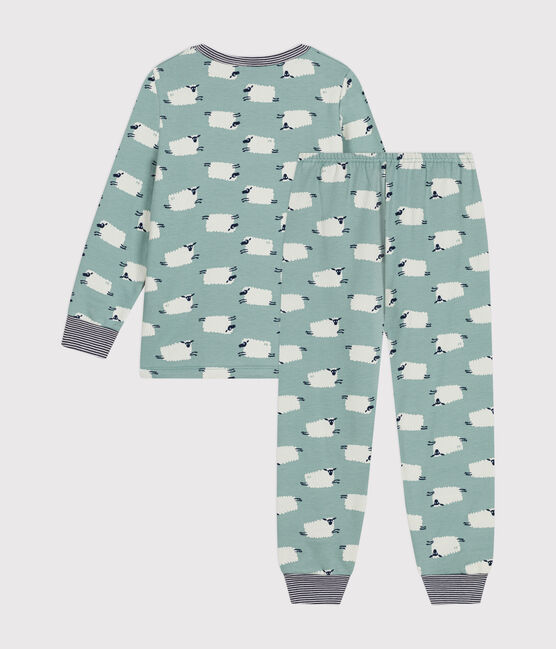Kinderpyjama van geruwde fleece met schaapprint PAUL/ MULTICO