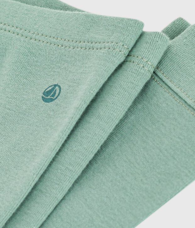 Effen katoenen babylegging groen