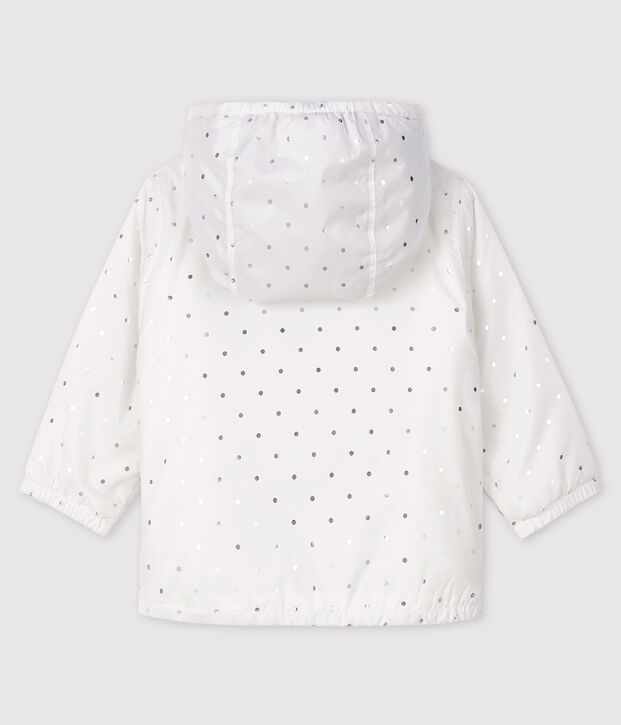 Babyjasje voor jongen / meisje met print wit/grijs