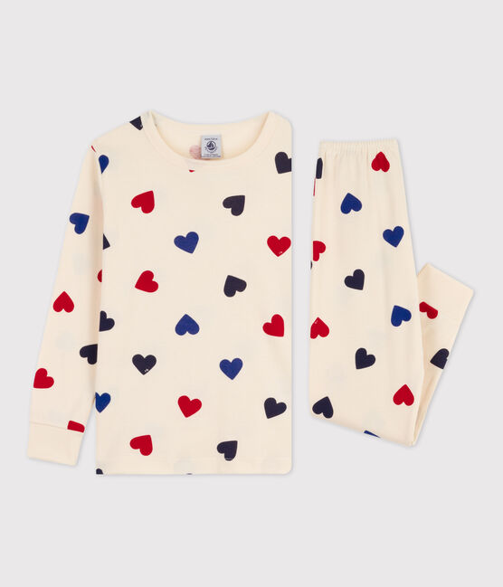 Pyjama en coton enfant blanc AVALANCHE/ MULTICO