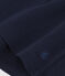 L'Iconique, T-shirt met lange mouw van effen ribstof voor dames blauw SMOKING