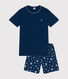 Katoenen korte pyjama voor kinderen
