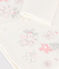 Cardigan en tricot jersey coton/lin bébé fille blanc MARSHMALLOW