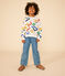 Sweatshirt imprimé en molleton léger enfant garçon blanc MARSHMALLOW/blanc MULTICO