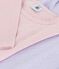 Setje met T-shirts met lange mouwen van ajourkatoen voor kinderen variante 1