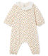 Combinaison longue bébé fille en côte