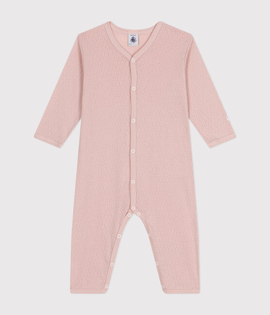 Pyjama sans pied en coton bébé rose SALINE