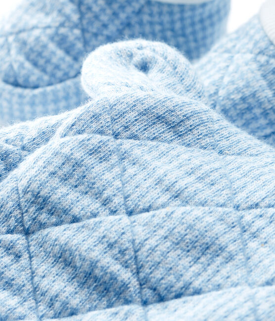 Set muts en babyschoentjes jongens van gewatteerde tubic. VARIANTE 1 CN