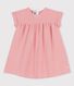 Robe manches courtes en coton bio bébé