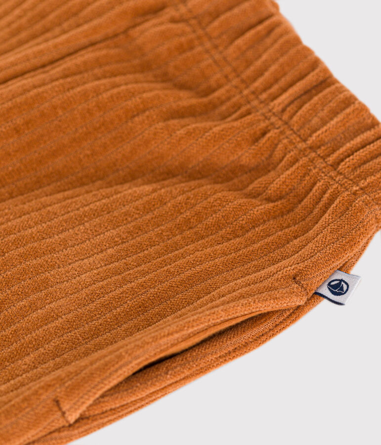 Fluwelen broek voor baby's bruin