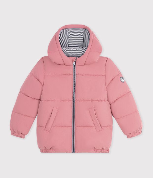 Doudoune enfant unie rose