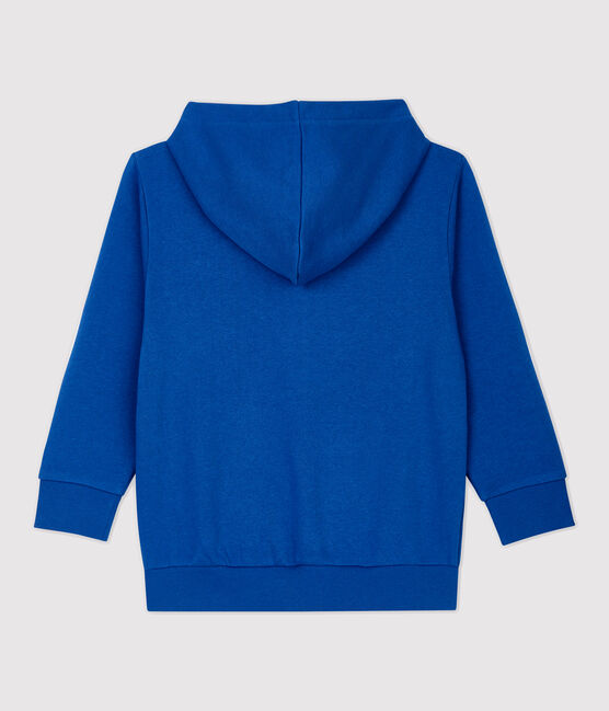 Meisjes/jongens sweatshirt met capuchon blauw MAJOR
