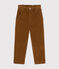 Pantalon en velours enfant fille marron CUIVRE