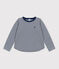 Jongens-T-shirt van tubic met lange mouwen blauw MEDIEVAL/ MONTELIMAR