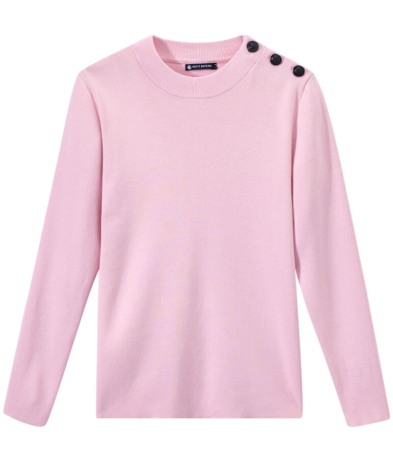 Pull marin femme rose BABYLONE