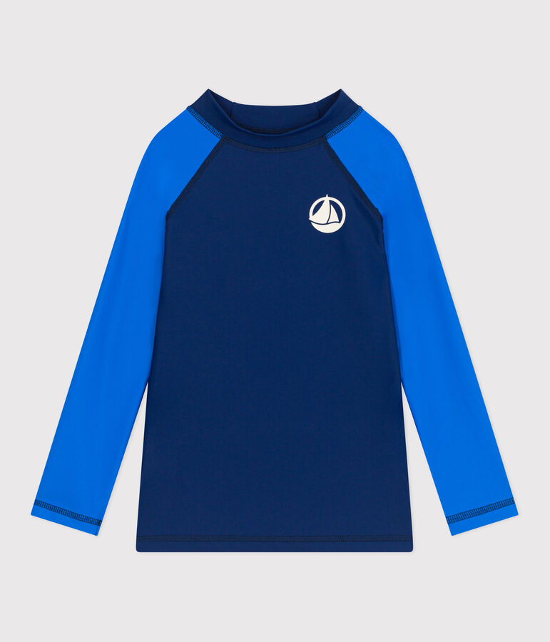Anti-UV T-shirt voor kinderen blauw