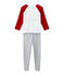 Pyjama garçon sérigraphié gris POUSSIERE/blanc MULTICO