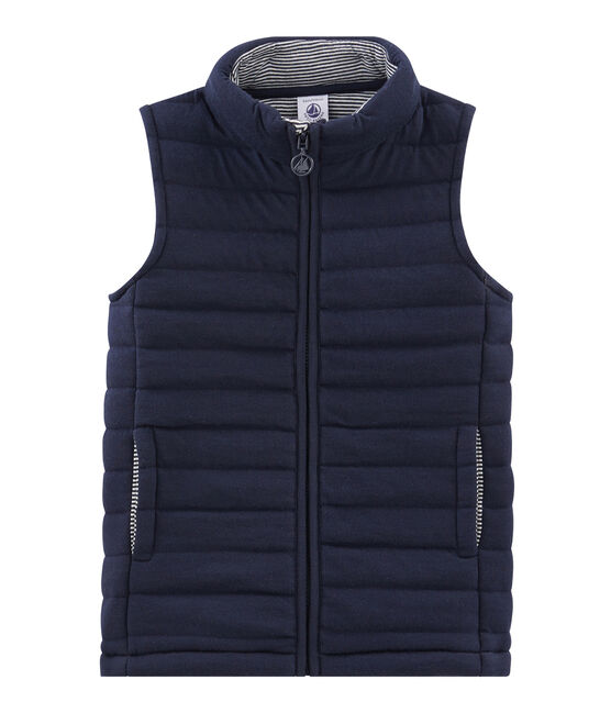 Teddy jack zonder mouwen voor kinderen blauw SMOKING
