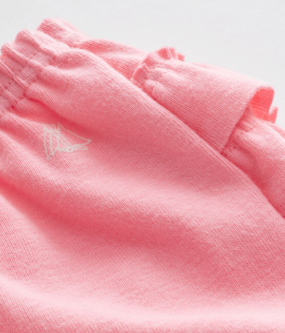 Bloomerbroekje voor babymeisjes roze PETAL