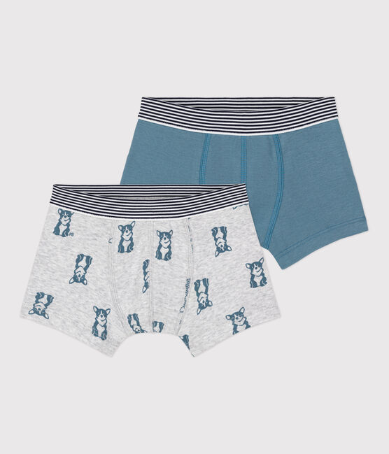 Lot de 2 boxers chien petit garçon en coton variante 1