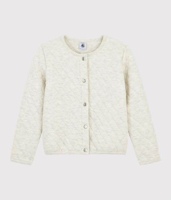 Cardigan en tubique enfant Fille beige MONTELIMAR CHINE