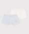 Lot de 2 boxers milleraies petit garçon en coton variante 1
