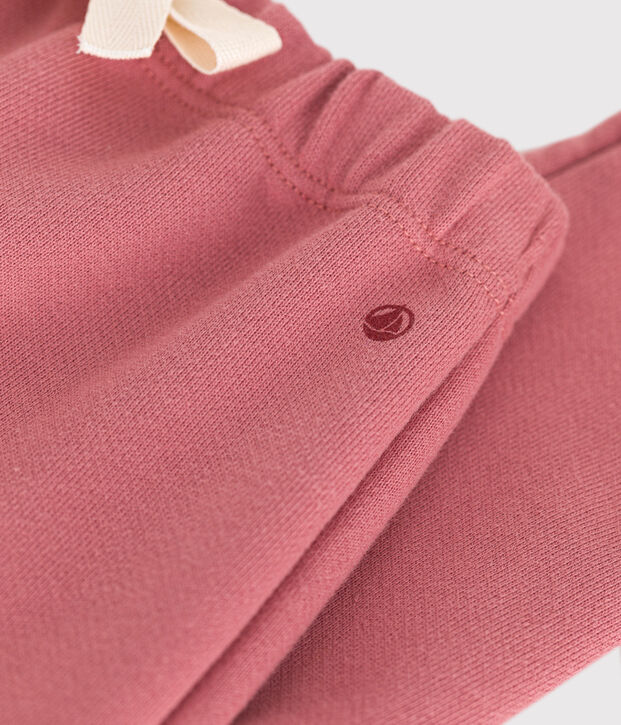 Fleece babybroekje roze