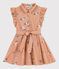 Popeline jurk zonder mouwen voor meisjes VINTAGE/ MULTICO